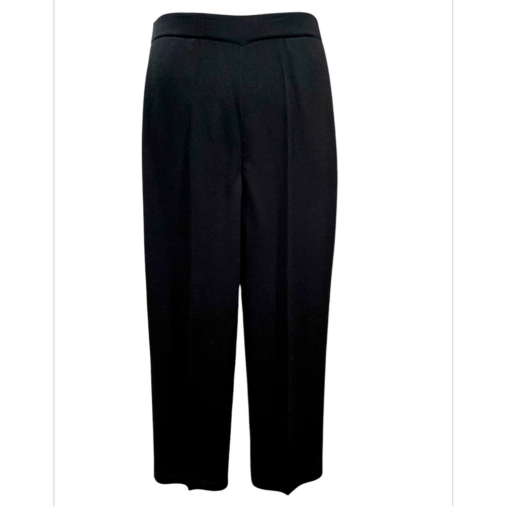 12) Classic Wool Black Women's Pants with Pockets
